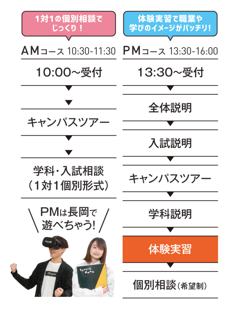 ◆【PMコース】NJCのオープンキャンパスへ行こう！無料送迎バス運行 @ 長岡公務員・情報ビジネス専門学校